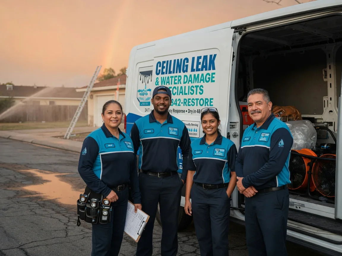 Ceiling Leak Cleanup company in Pearl City, IL