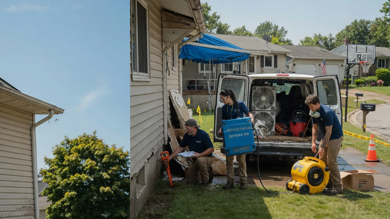 Ceiling Leak Cleanup in Pearl City, IL near me