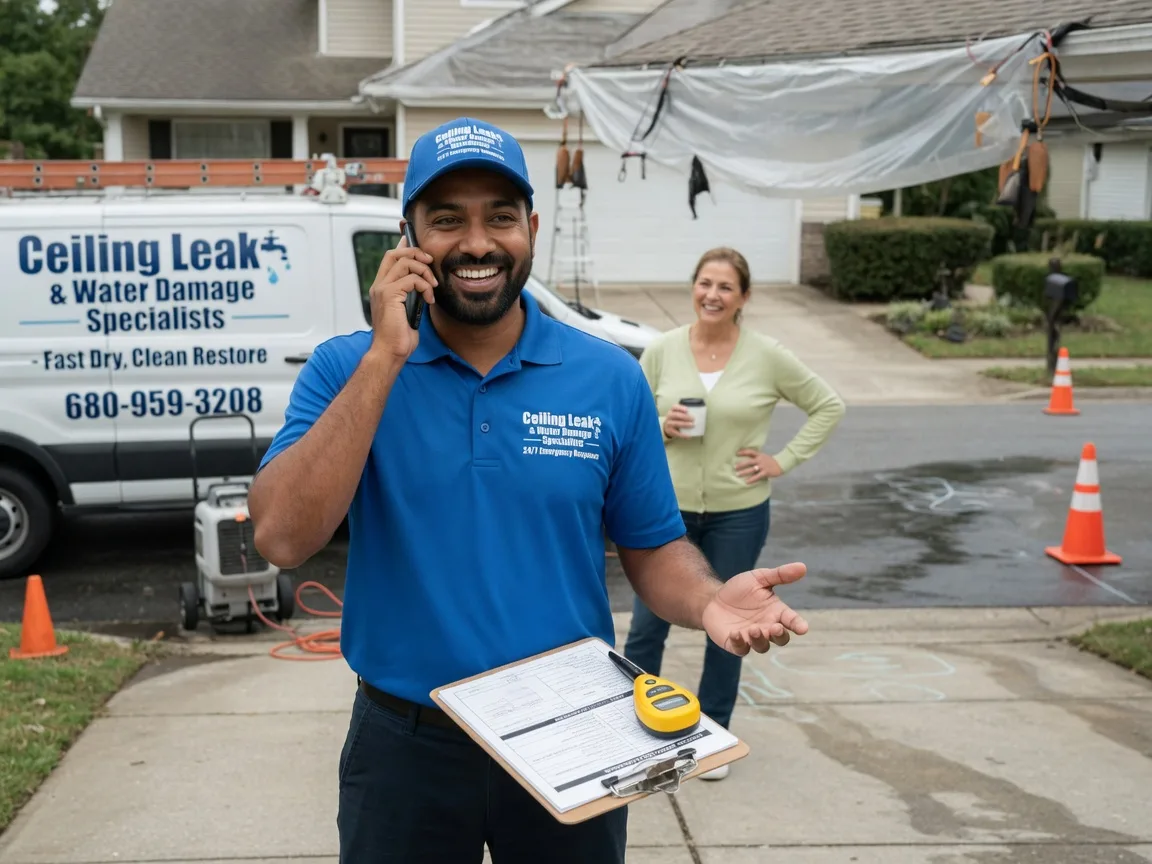 Ceiling Leak Cleanup Pearl City, IL FAQs